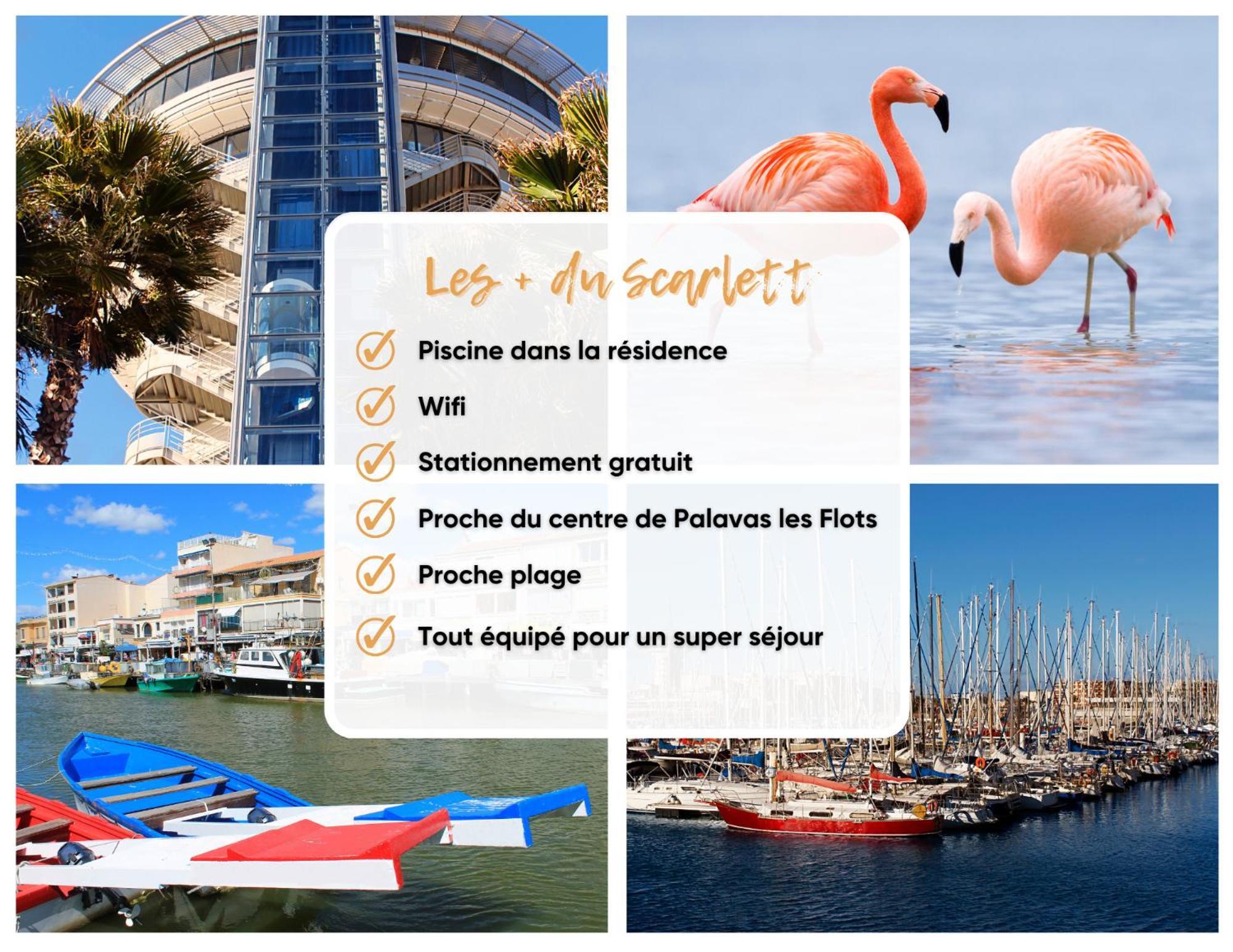 Apartment Le Scarlett - Piscine, Parking Et Proche Palavas-les-Flots